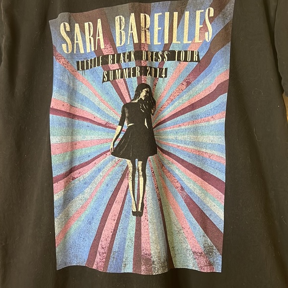 Shirts Sara Bareilles Little Black Dress Tour Summer 214 Tee Poshmark